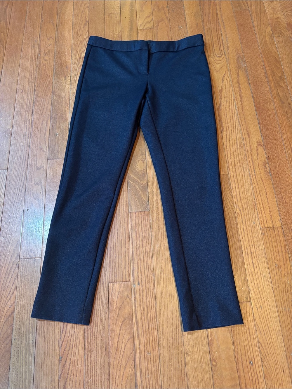 Amanda & Chelsea Navy Straight-Leg Ponte Pants - Size 4